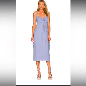 Revolve Anna Nata Laura Midi Dress in Iris Violet Sz M‎